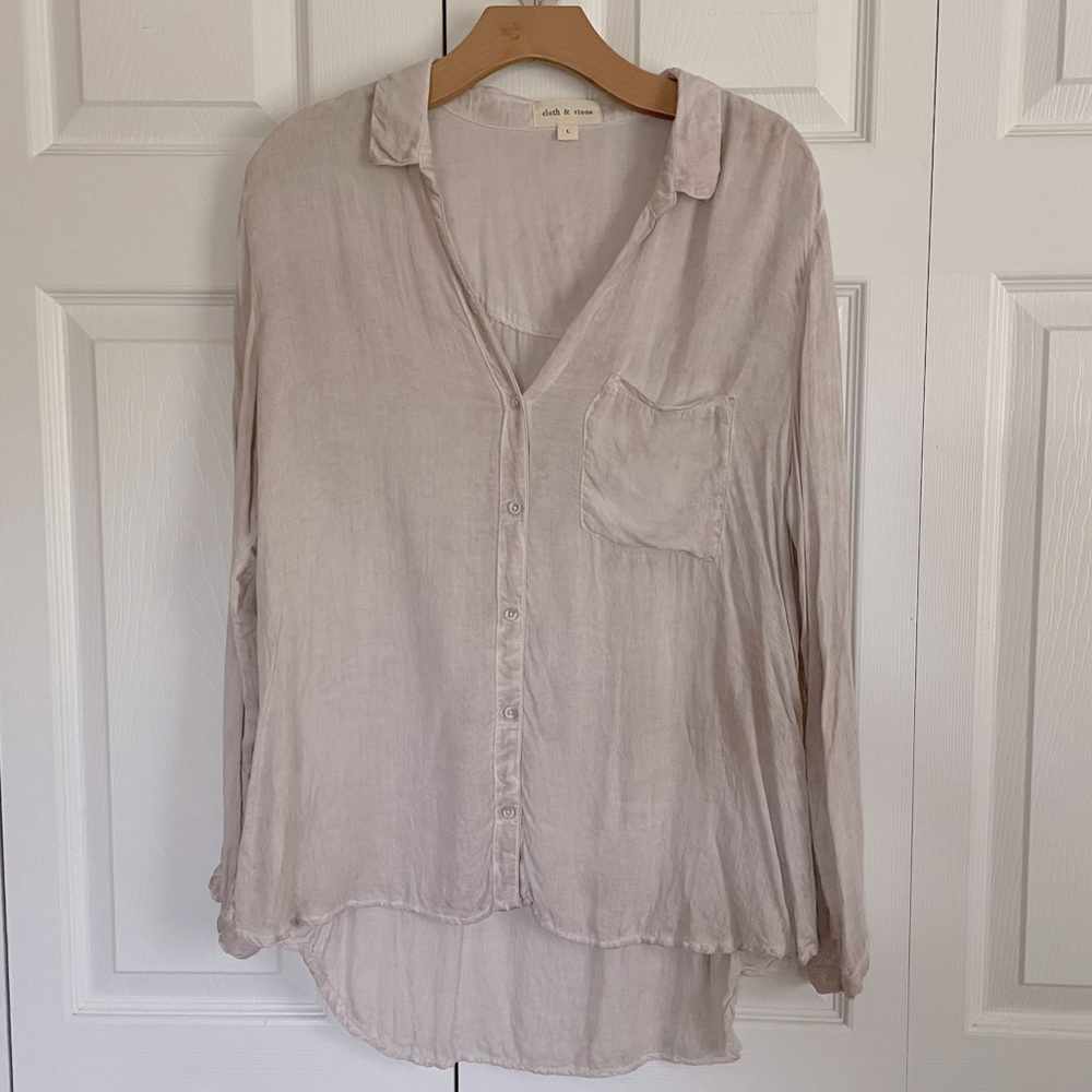 Button down Shirt by Cloth & Stone. SZ L